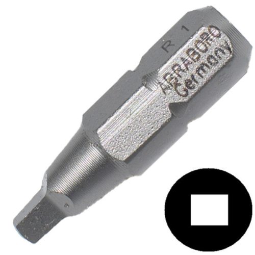 Abraboro SUPRA Bithegy, 1/4", négyszög, SQ2x25 mm