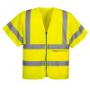 C372YERM Portwest Half Sleeve Zip Vest