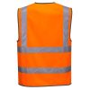 C375ORRL Portwest Hi-Vis cipzáras mellény