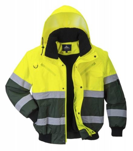 C565YGRM Portwest X Hi-Vis Bomber kabát