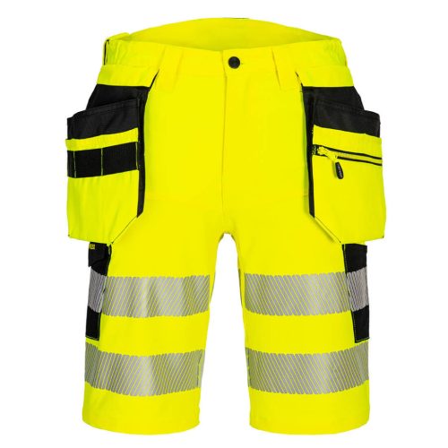 DX446YBR30 Portwest DX4 Hi-Vis Holster rövidnadrág