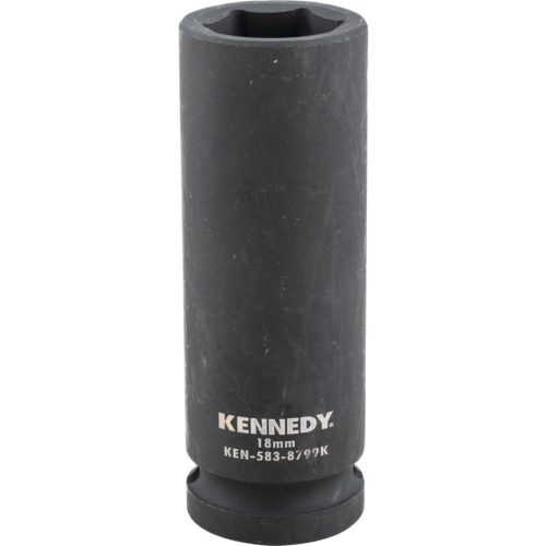 Kennedy 18MM HOSSZÚ ERŐSÍTETT DUGÓKULCS 1/2" MEGHAJTÓVAL