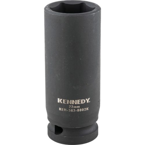 Kennedy 22MM HOSSZÚ ERŐSÍTETT DUGÓKULCS 1/2" MEGHAJTÓVAL