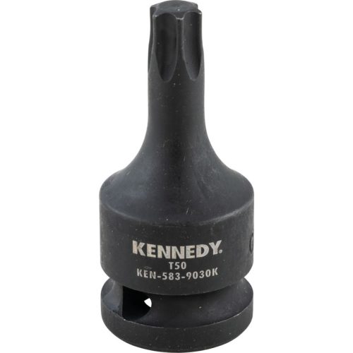 Kennedy T50 TORX FELTŰZHETŐ ERŐSÍTETT CSAVARBEHAJTÓ 1/2" MEGHAJTÓVAL.