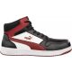 Puma Frontcourt BLK/WHT/RED Mid S3L ESD FO HRO SR munkavédelmi bakancs