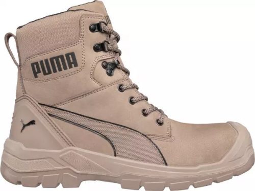 Puma Conquest Stone High S3 CI HI HRO SRC munkavédelmi bakancs, homok