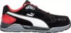 Puma Airtwist Blk Red Low S3 ESD HRO SRC munkavédelmi cipő