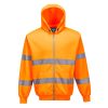 Portwest  B305 - Hi-Vis zippzáros pulóver, narancs