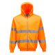 Portwest  B305 - Hi-Vis zippzáros pulóver, narancs