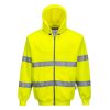 Portwest  B305 - Hi-Vis zippzáros pulóver, sárga