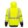 Portwest B315 - Hi-Vis kéttónusú kapucnis pulóver, sárga/fekete