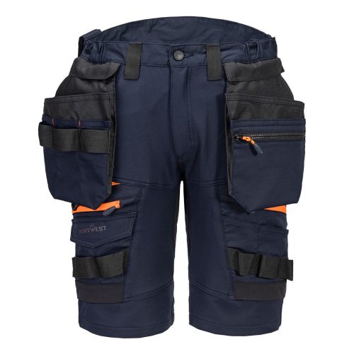 Portwest DX444 - Portwest DX4 Holster munkavédelmi rövidnadrág, tengerészkék