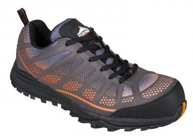 Portwest FT36 - Compositelite Low Cut Spey S1P Trainer munkavédelmi cipő  - narancs/fekete