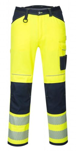 Portwest PW340 - PW3 Hi-Vis nadrág, sárga/tengerészkék