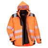 Portwest PW3 Hi-Vis 3-in-1 kabát narancs/fekete