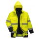 Portwest S162 -  Hi-Vis Lite 3 in 1 kabát, sárga/tengerészkék