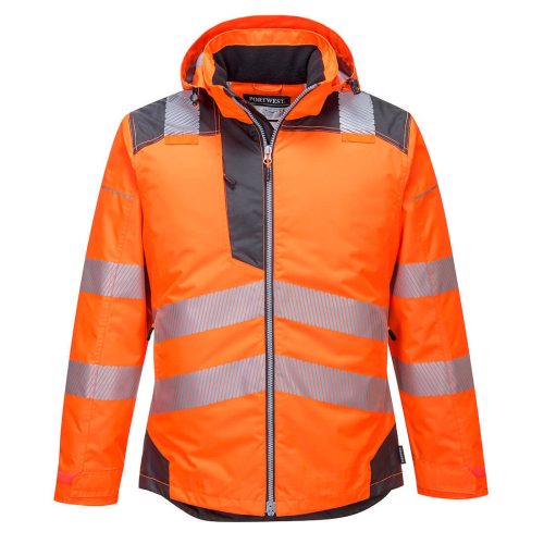 Portwest PW3 Hi-Vis télikabát narancs/szürke