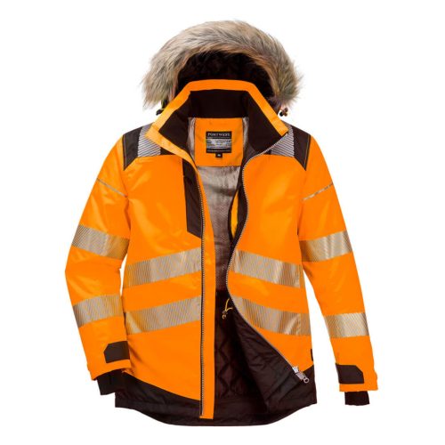 PW369OBR4XL Portwest PW3 Hi-Vis Parka télikabát