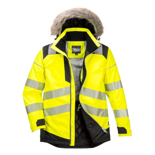 PW369YBRM Portwest PW3 Hi-Vis Parka télikabát