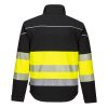 PW375BKYXS Portwest PW3 Hi-Vis Class 1 Softshell kabát