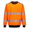 PW379OBRM Portwest PW3 Hi-Vis Crew Neck pulóver