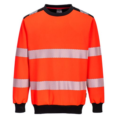 PW379RBK4XL Portwest PW3 Hi-Vis Crew Neck pulóver