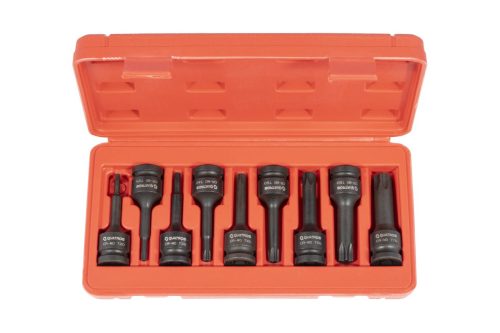 Quatros gépi torx dugókulcs készlet 1/2" 9 részes, QS50009