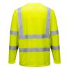 S178YERL Portwest Hi-Vis hosszú ujjú póló