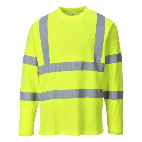 S278YERXXXL Portwest Hi-Vis hosszú ujjú pólóing