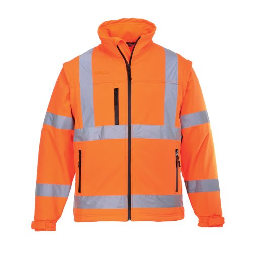 S428ORRM Portwest Jól láthatósági Softshell dzseki