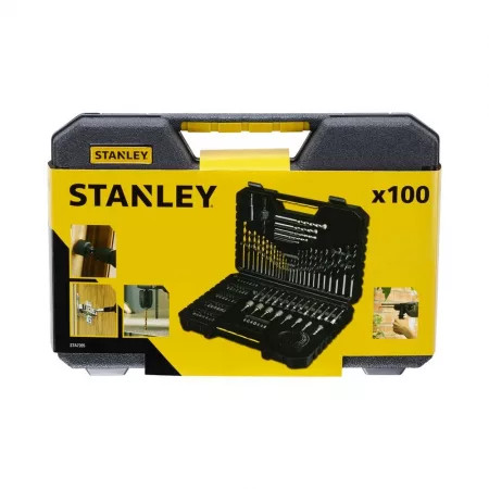 Stanley fúrószár és behajtóhegy bit készlet 100 db-os